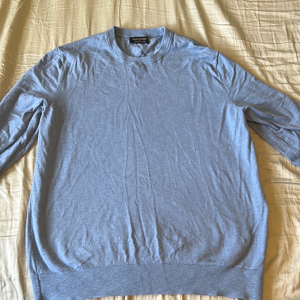 Banana Republic - XL - long Sleeve Sweater - Blue